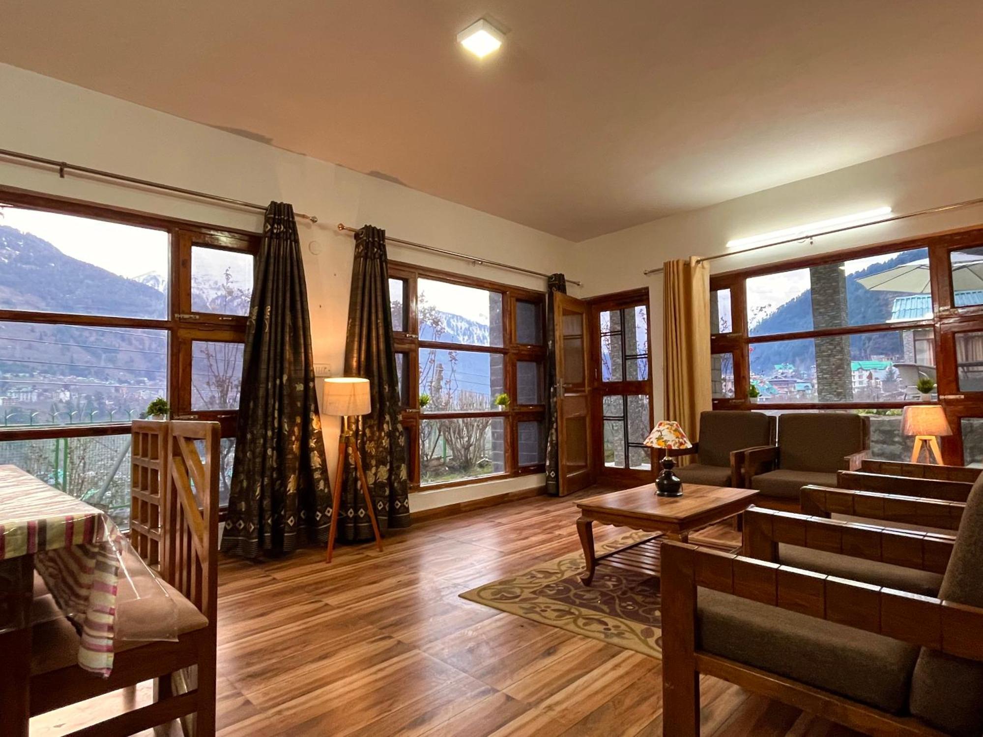 Himalayan River Mountain View 2 Bedrooms Cottage, Manali المظهر الخارجي الصورة