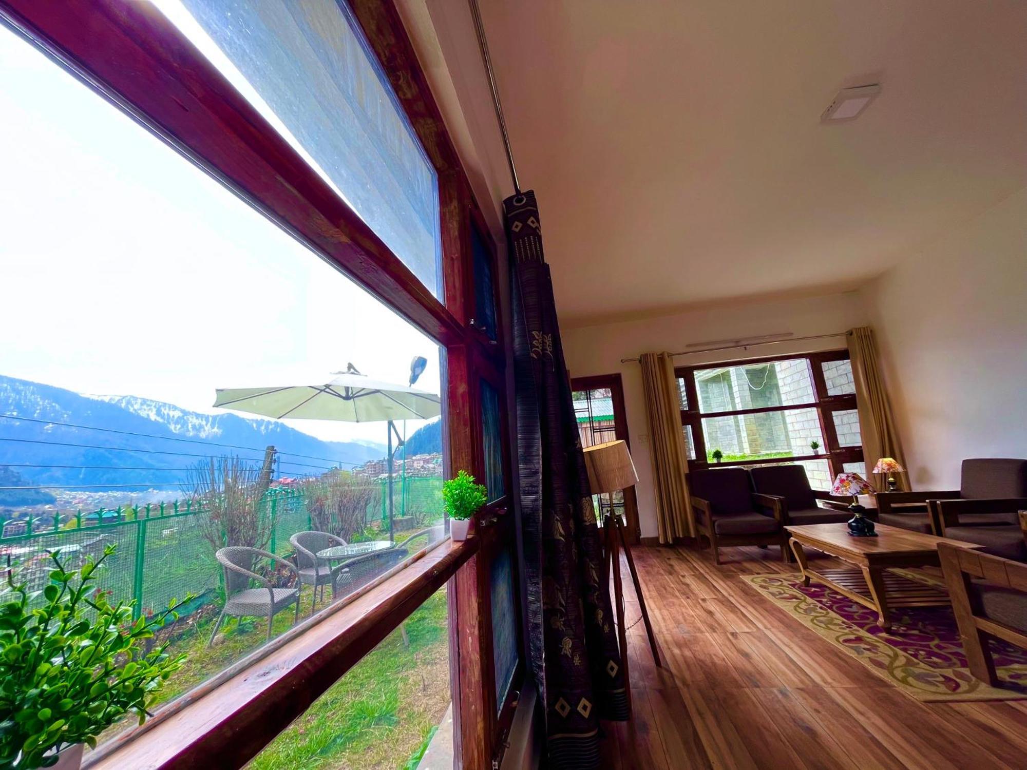 Himalayan River Mountain View 2 Bedrooms Cottage, Manali المظهر الخارجي الصورة