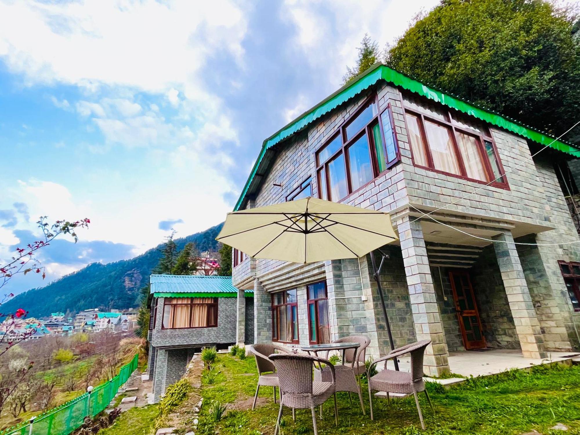 Himalayan River Mountain View 2 Bedrooms Cottage, Manali المظهر الخارجي الصورة