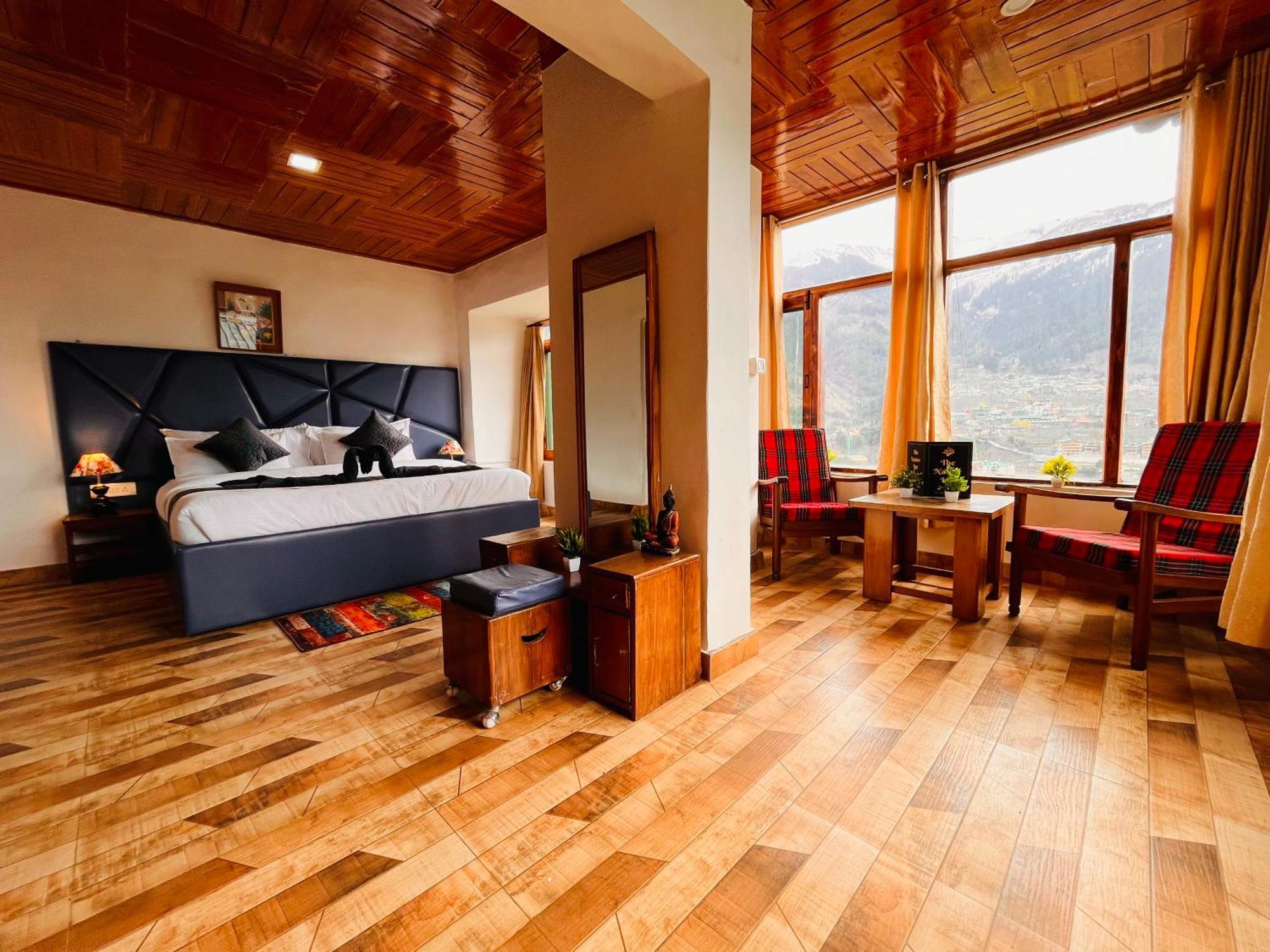 Himalayan River Mountain View 2 Bedrooms Cottage, Manali المظهر الخارجي الصورة