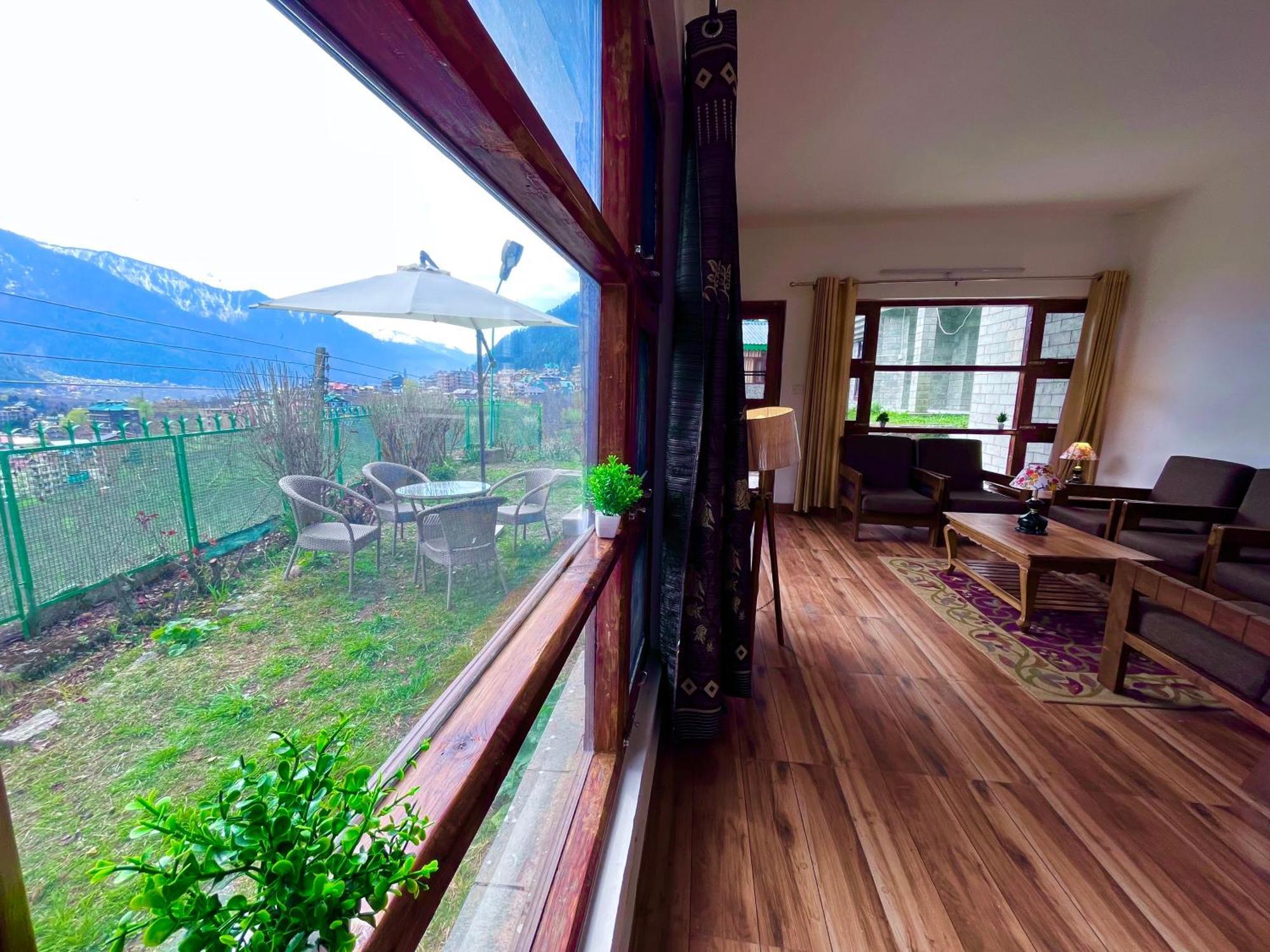 Himalayan River Mountain View 2 Bedrooms Cottage, Manali المظهر الخارجي الصورة