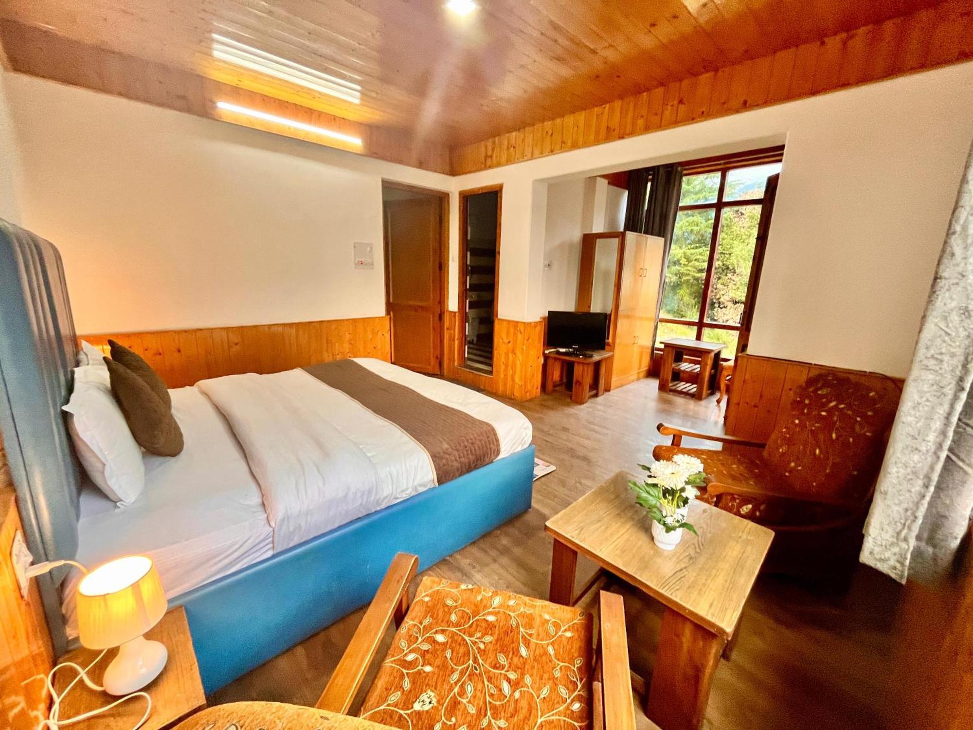 Himalayan River Mountain View 2 Bedrooms Cottage, Manali المظهر الخارجي الصورة