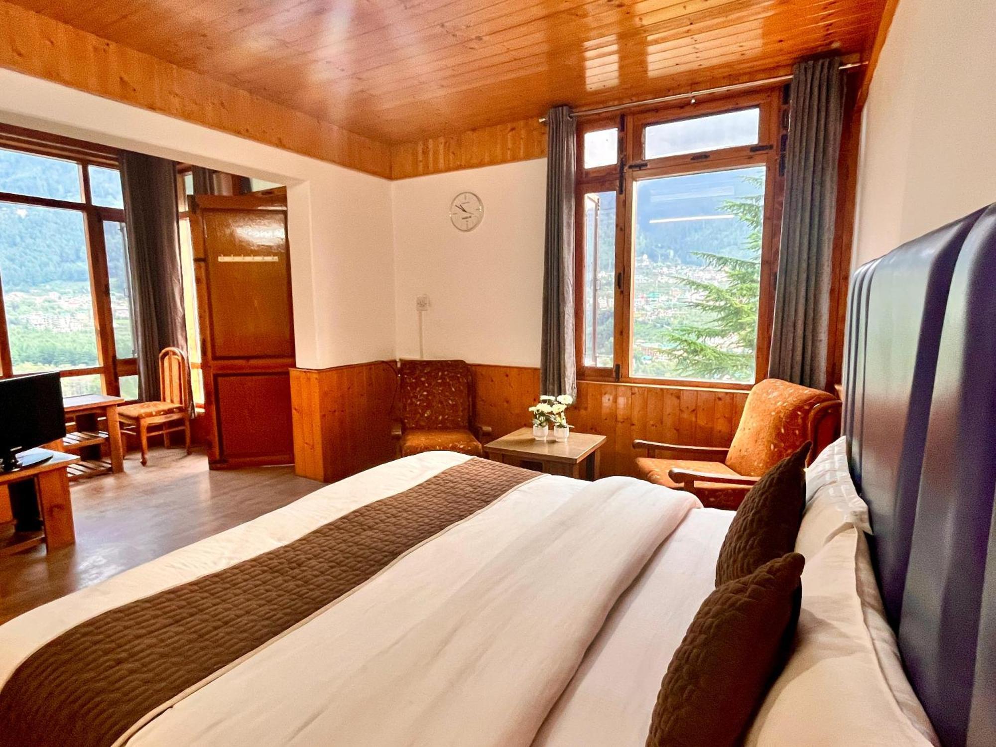 Himalayan River Mountain View 2 Bedrooms Cottage, Manali المظهر الخارجي الصورة