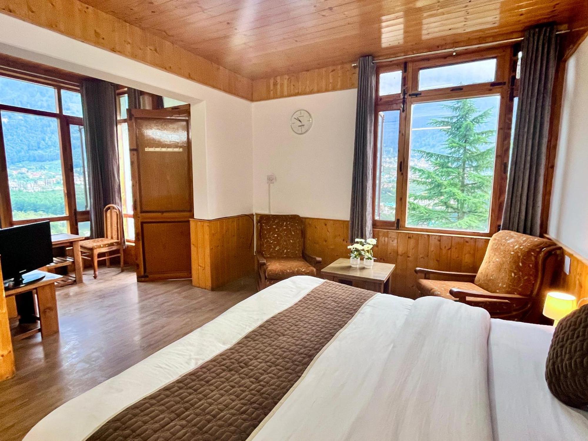 Himalayan River Mountain View 2 Bedrooms Cottage, Manali المظهر الخارجي الصورة