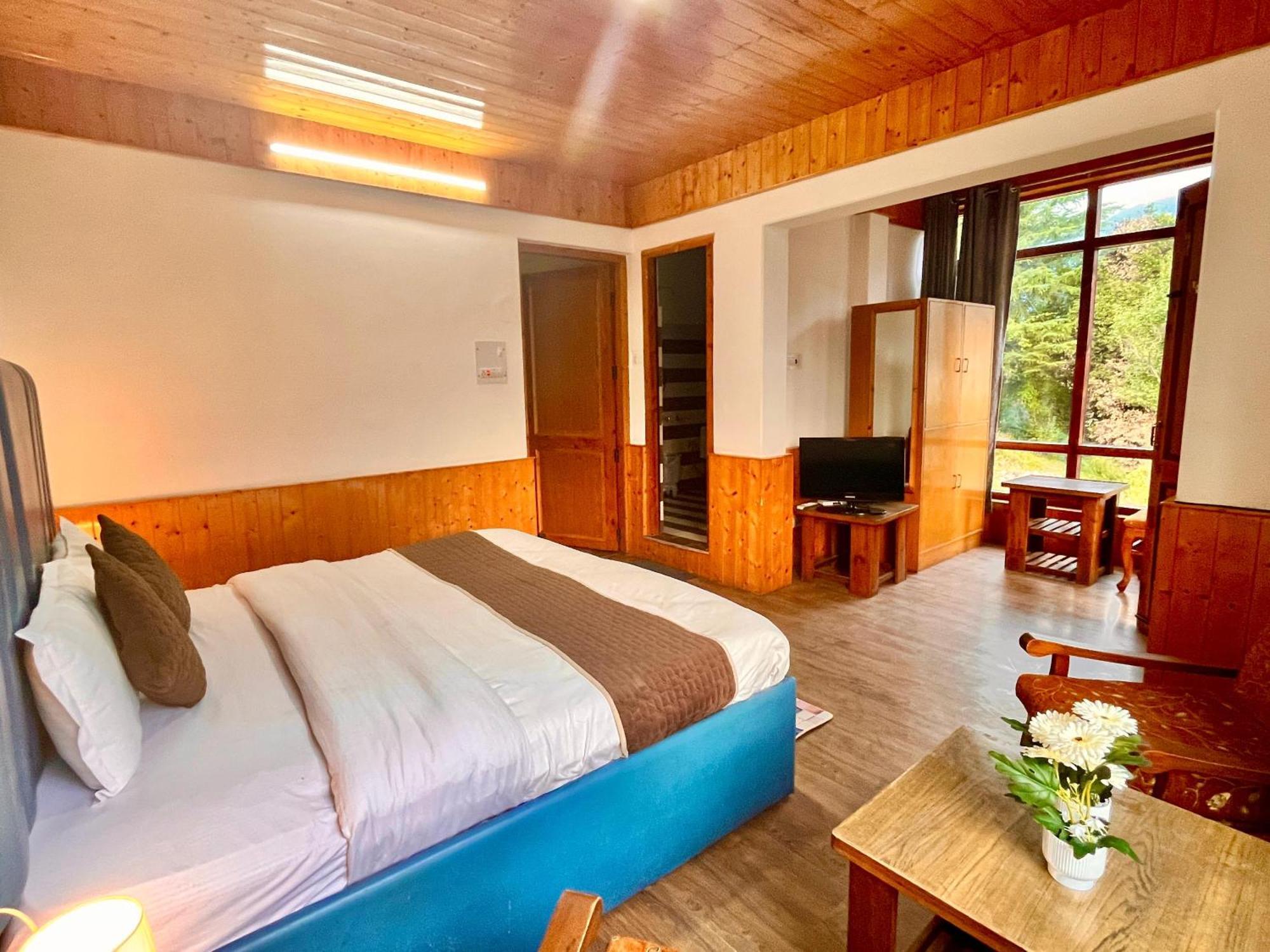 Himalayan River Mountain View 2 Bedrooms Cottage, Manali المظهر الخارجي الصورة