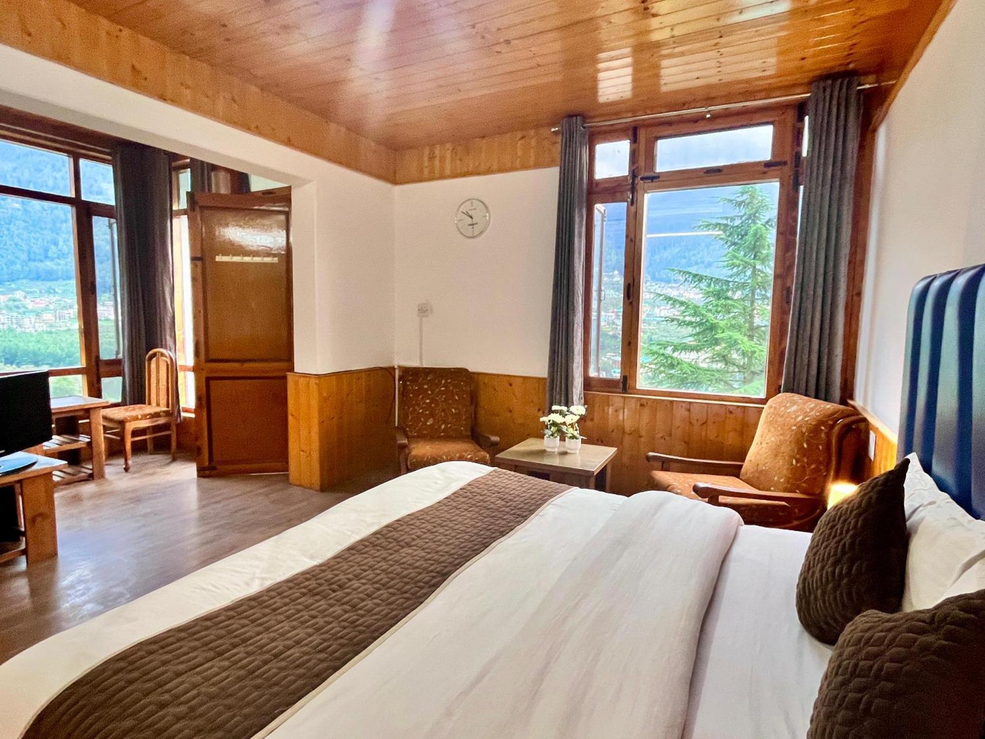 Himalayan River Mountain View 2 Bedrooms Cottage, Manali المظهر الخارجي الصورة